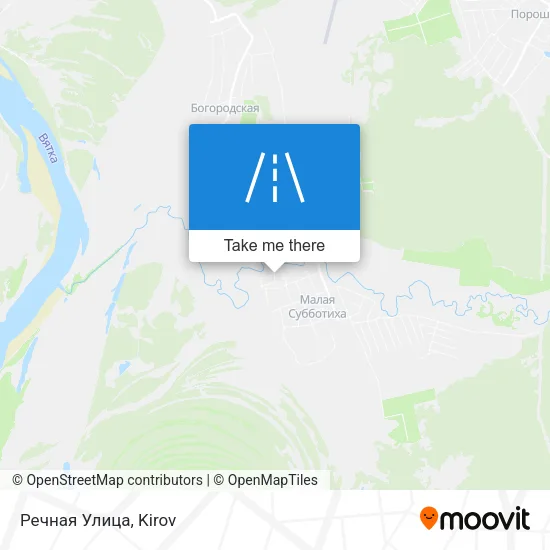 Речная Улица map