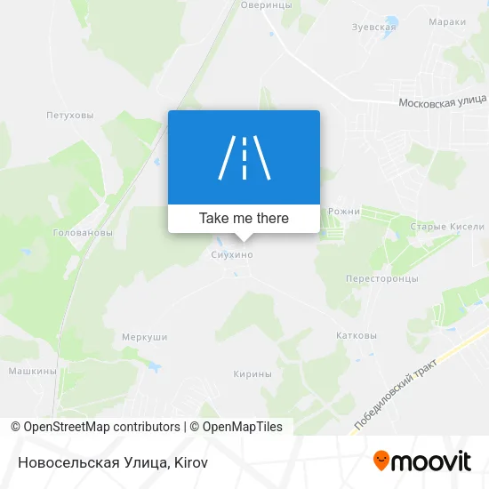 Новосельская Улица map