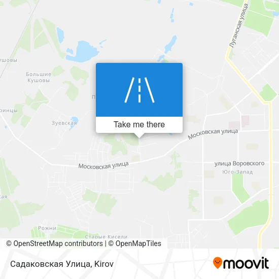 Садаковская Улица map