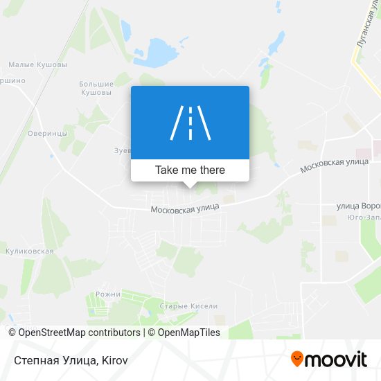 Степная Улица map
