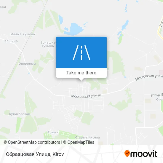 Образцовая Улица map