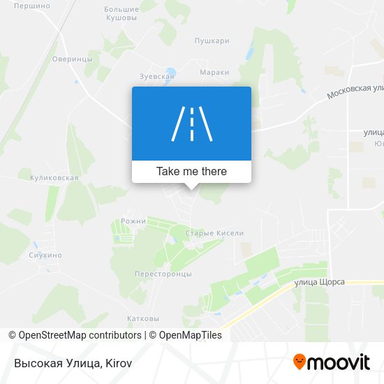 Высокая Улица map