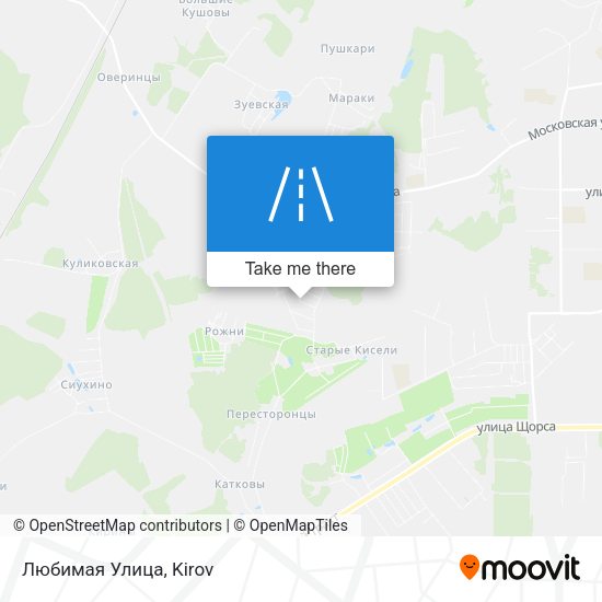 Любимая Улица map