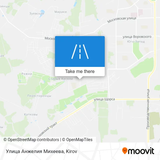 Улица Анжелия Михеева map