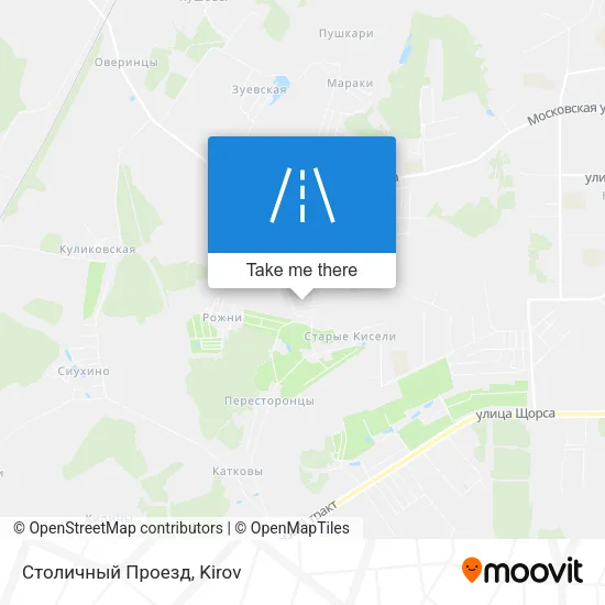 Столичный Проезд map