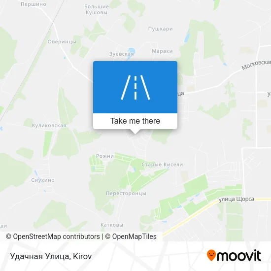 Удачная Улица map