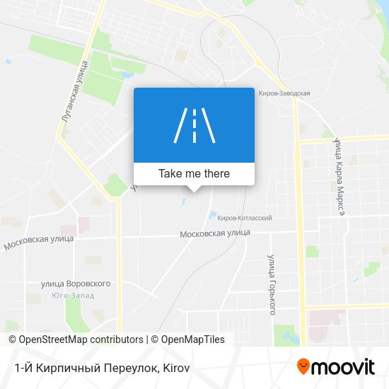 1-Й Кирпичный Переулок map