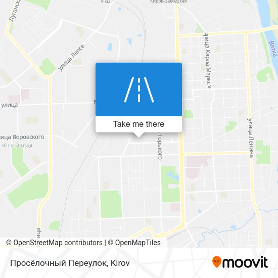 Просёлочный Переулок map