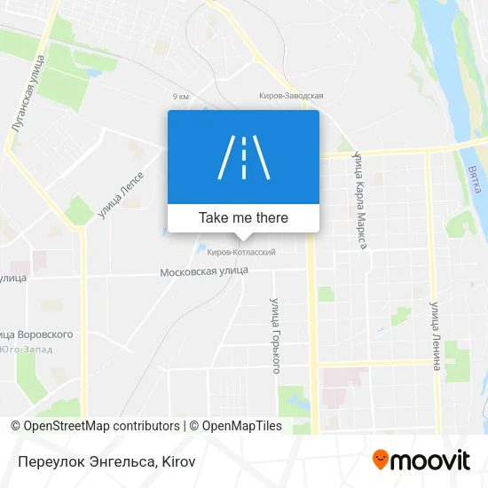 Переулок Энгельса map