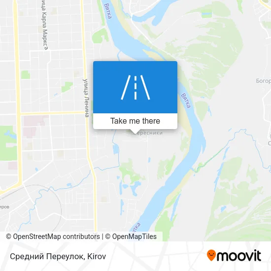 Средний Переулок map