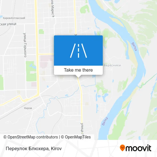 Переулок Блюхера map