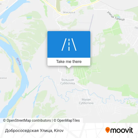 Добрососедская Улица map