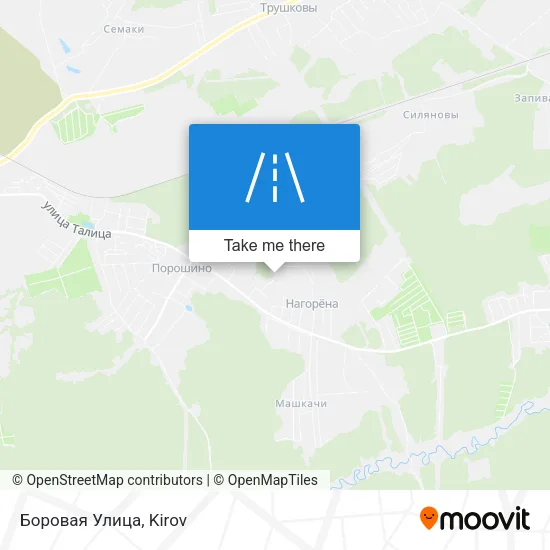 Боровая Улица map