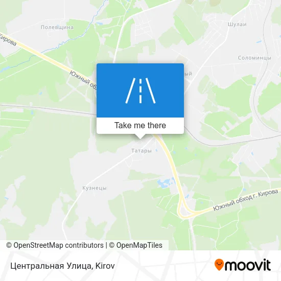 Центральная Улица map