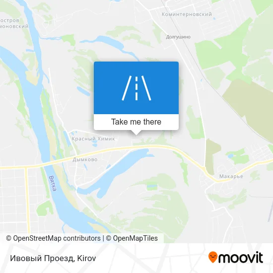 Ивовый Проезд map