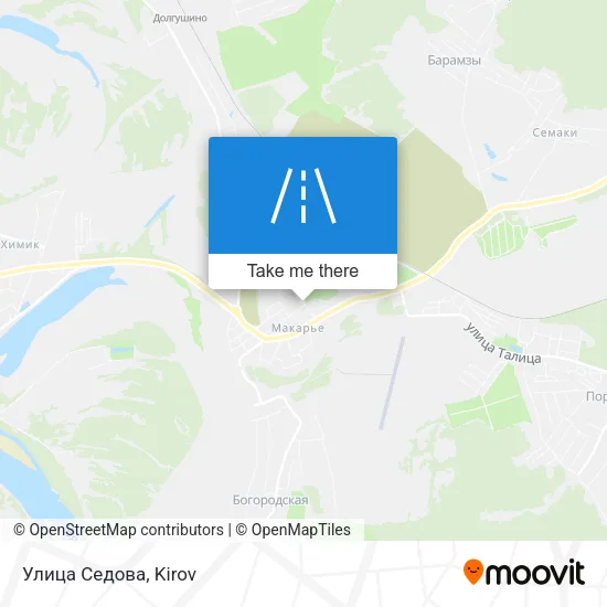 Улица Седова map