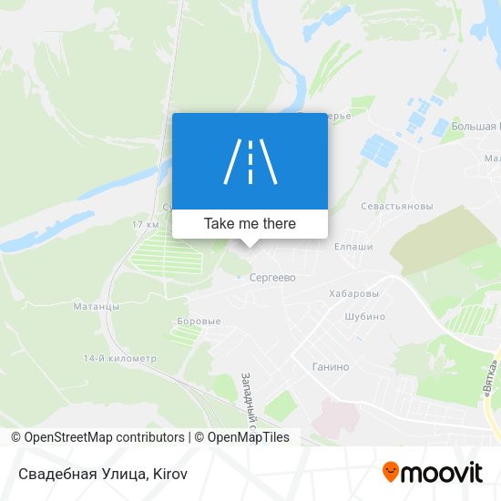Свадебная Улица map