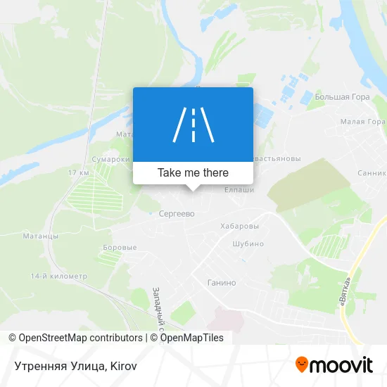 Утренняя Улица map