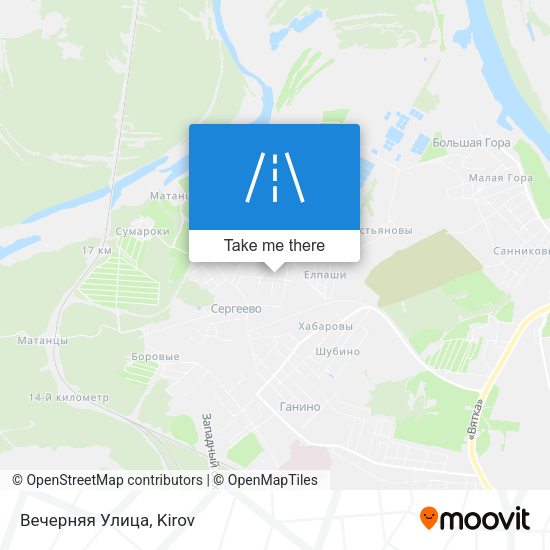 Вечерняя Улица map
