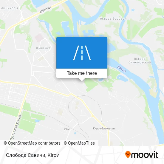 Слобода Савичи map