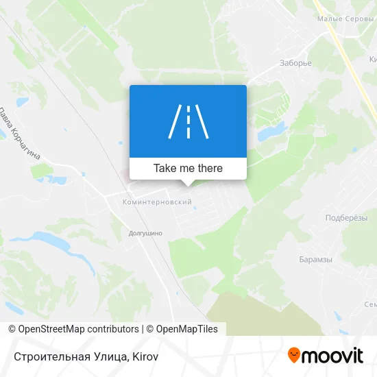 Строительная Улица map