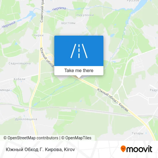 Южный Обход Г. Кирова map