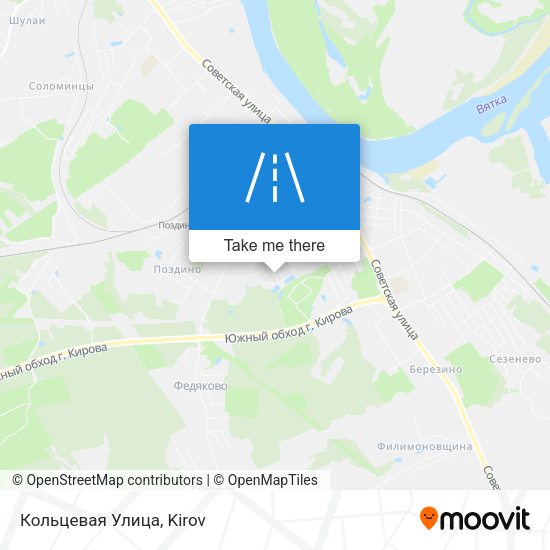 Кольцевая Улица map