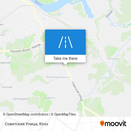 Советская Улица map