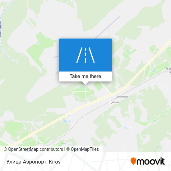 Улица Аэропорт map