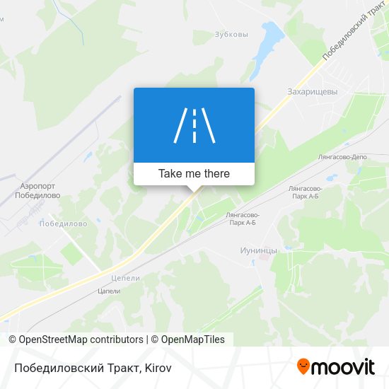 Победиловский Тракт map