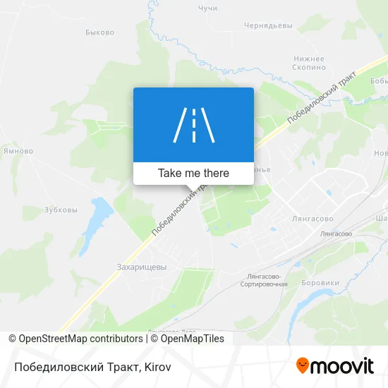 Победиловский Тракт map