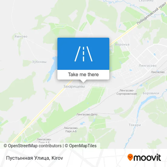 Пустынная Улица map