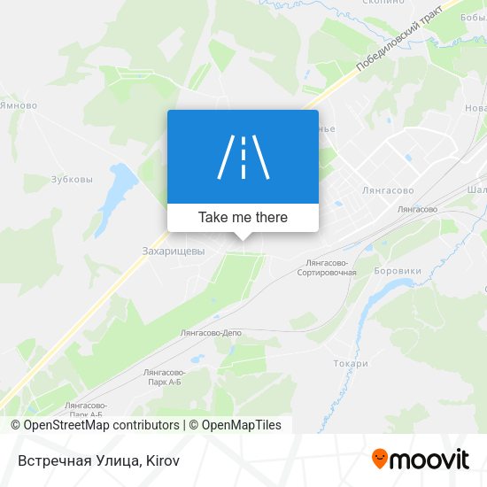 Встречная Улица map