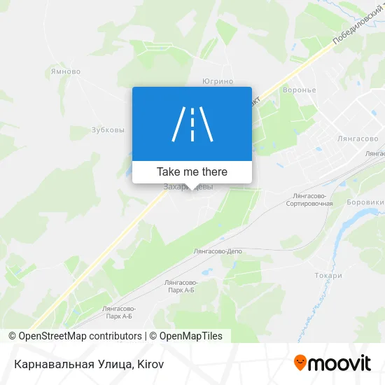 Карнавальная Улица map