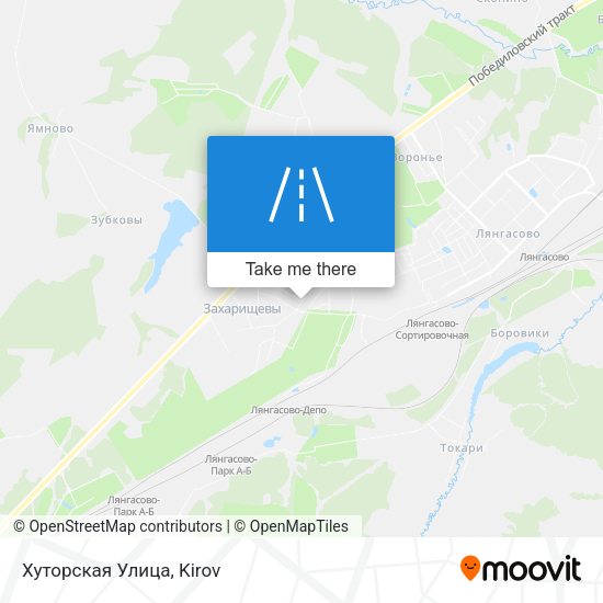 Хуторская Улица map