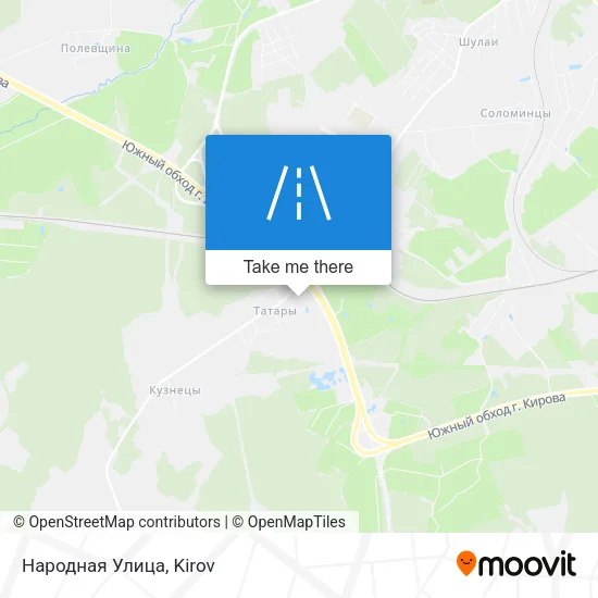 Народная Улица map