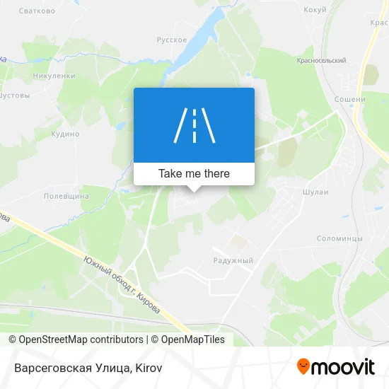 Варсеговская Улица map