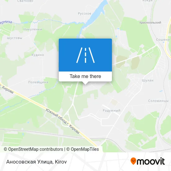 Аносовская Улица map