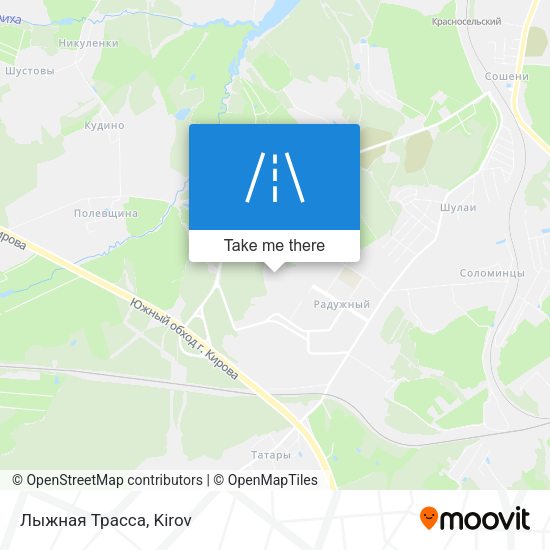 Лыжная Трасса map