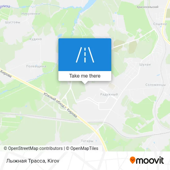 Лыжная Трасса map