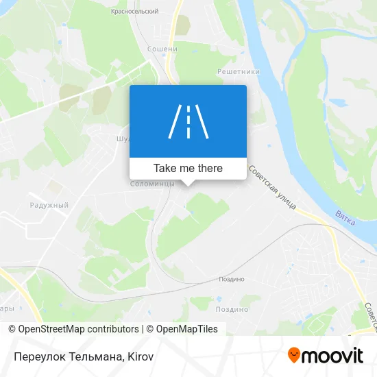 Переулок Тельмана map