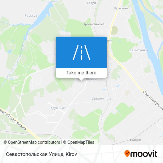 Севастопольская Улица map