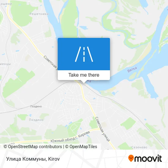 Улица Коммуны map