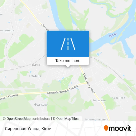 Сиреневая Улица map