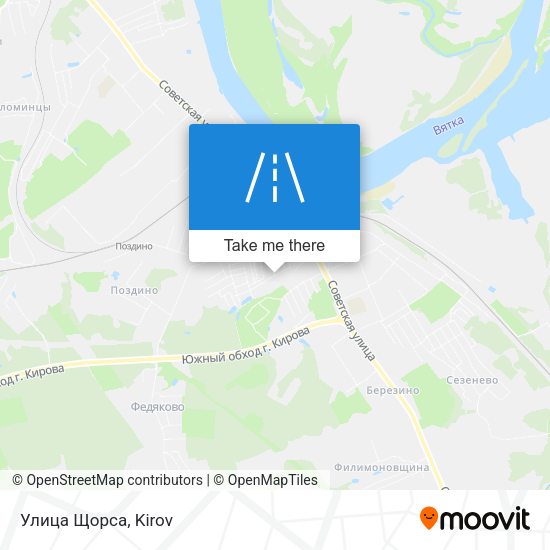 Улица Щорса map