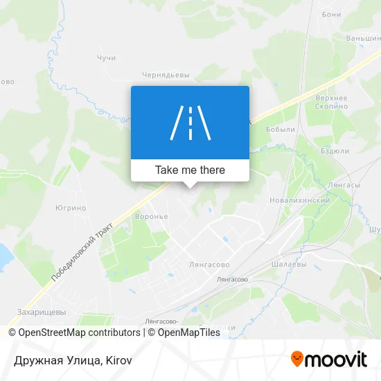 Дружная Улица map