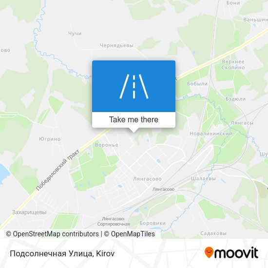 Подсолнечная Улица map