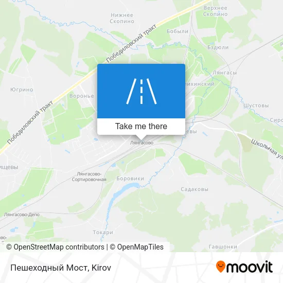 Пешеходный Мост map