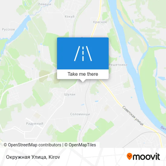 Окружная Улица map