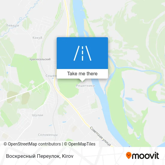 Воскресный Переулок map